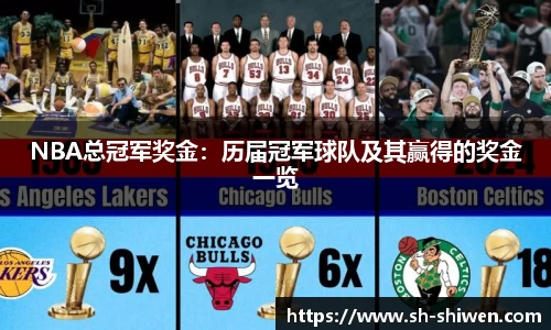 NBA总冠军奖金：历届冠军球队及其赢得的奖金一览